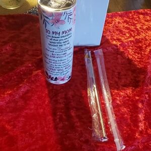 Floral Pink Tumbler for Mom